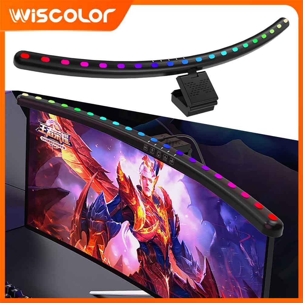 Rgb Desk Lamp Smart - Barra Luminosa RGB per Monitor, Luci