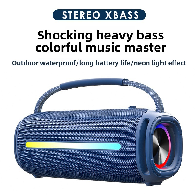 Bluetooth Speaker Waterproof - Altoparlante intelligente portatile da esterno Altoparlanti