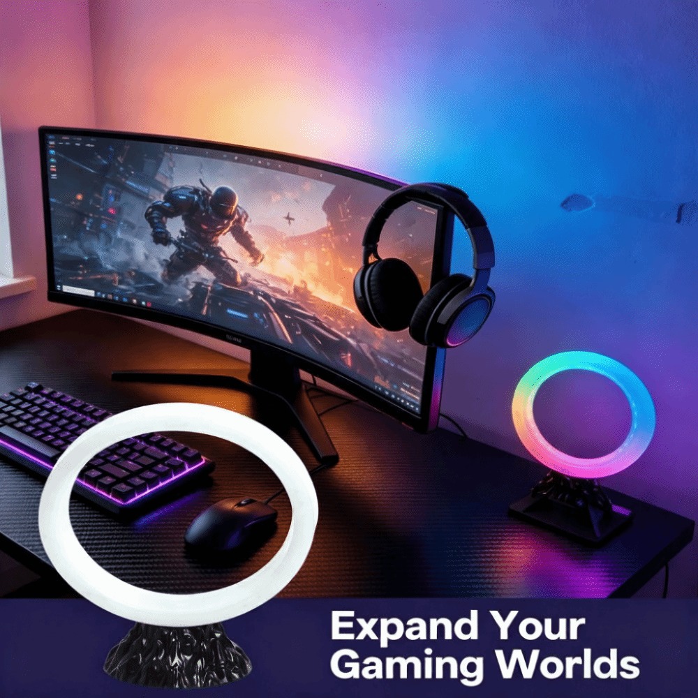 Rgb Desk Lamp Smart - Lampada da Tavolo Intelligente RGB con