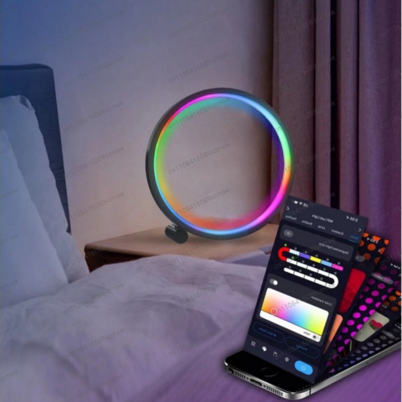 Rgb Desk Lamp Smart - Luce Ambientale RGB da Scrivania, Lampada