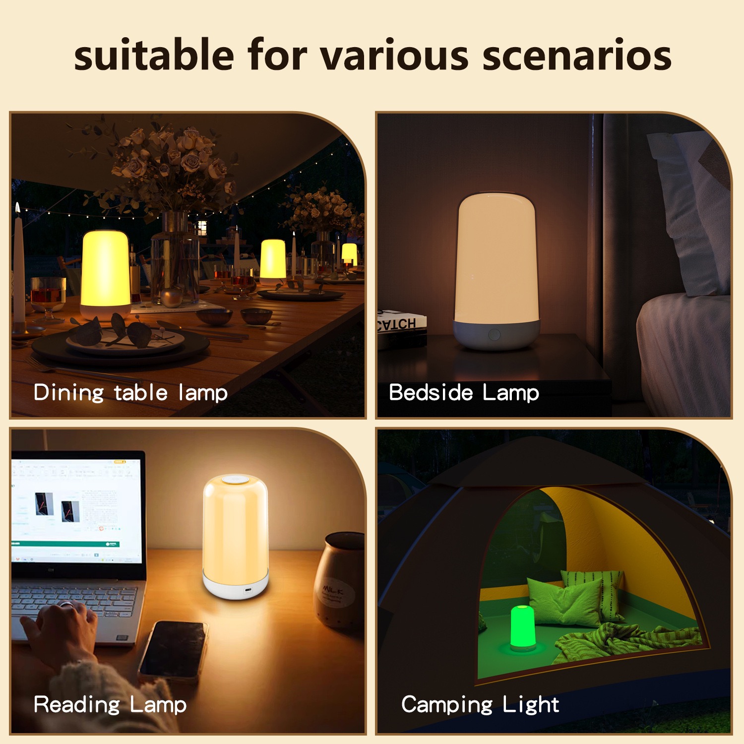 Lampada da Tavolo Smart Touch  - Rgb Desk Lamp Smart recensione e prezzo