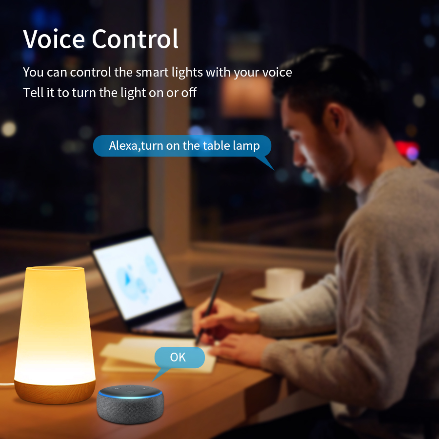Tuya WiFi Smart Table Lamp dim - Rgb Desk Lamp Smart recensione e prezzo