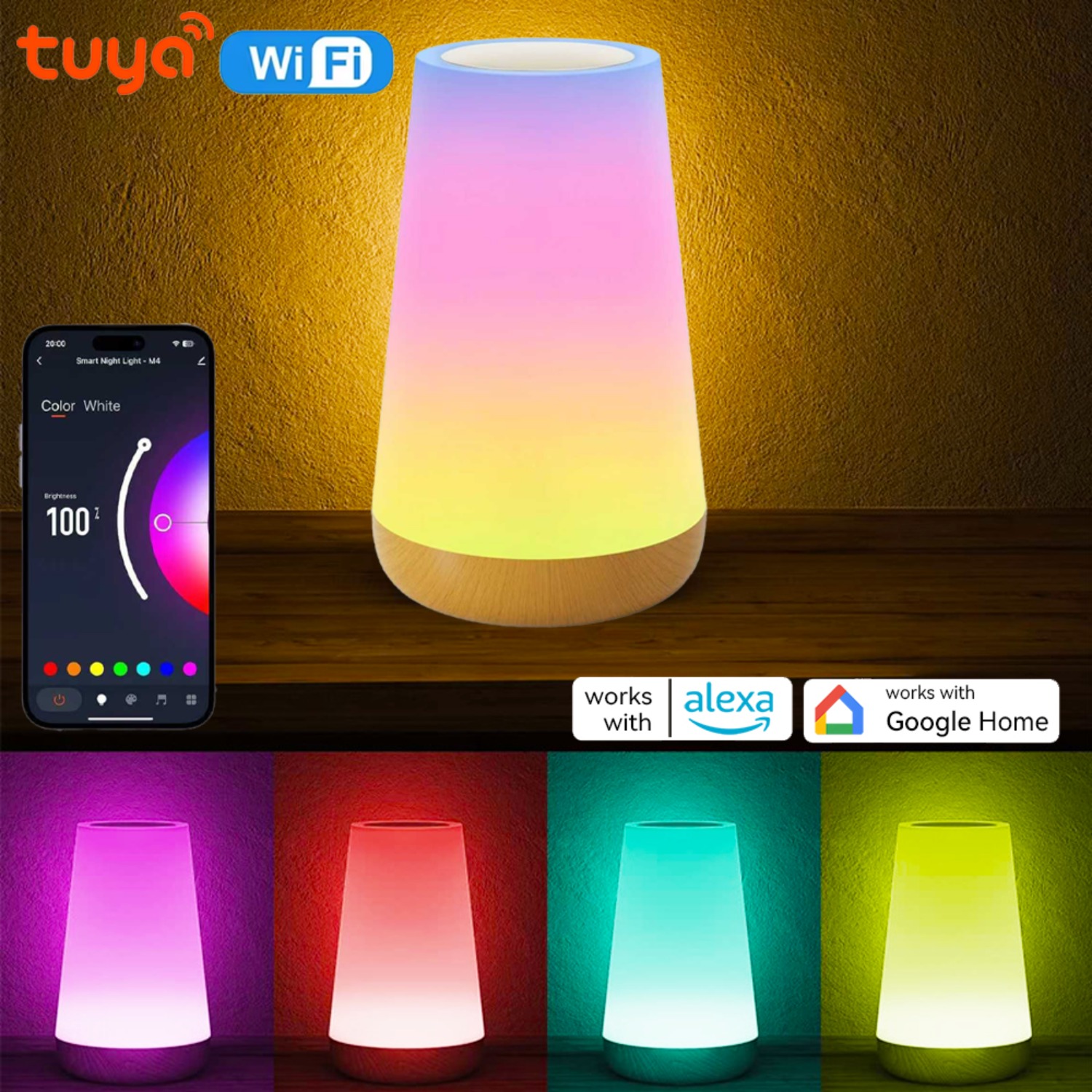 Lampada da Tavolo Smart WiFi T - Rgb Desk Lamp Smart recensione e prezzo