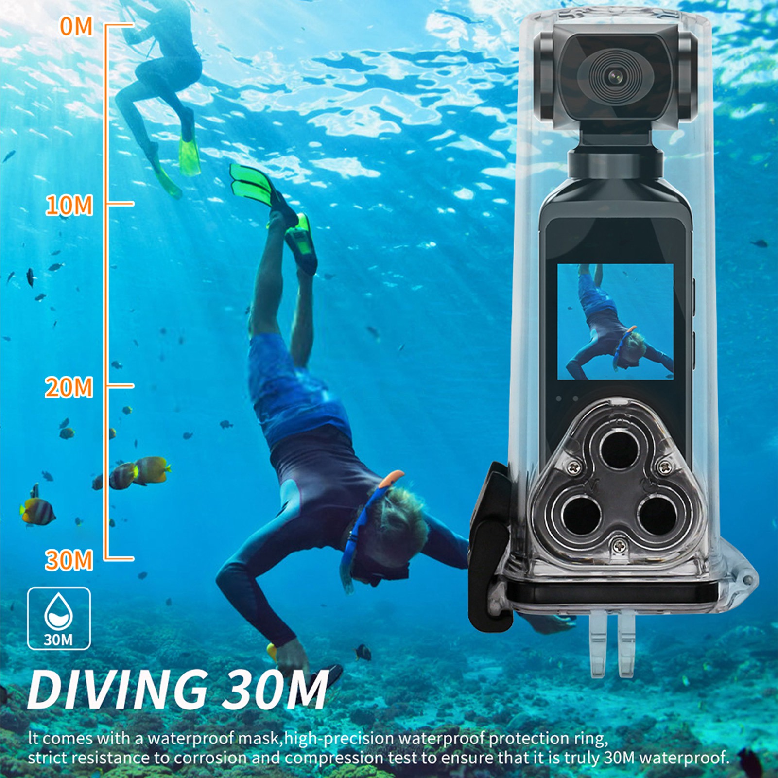 Telecamera 4K HD 270 °   Wifi  - Action Camera 4K recensione e prezzo