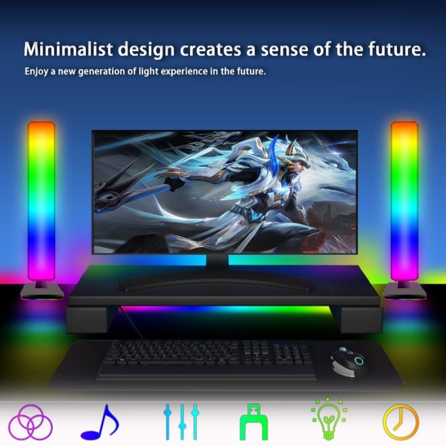 Luce d'atmosfera RGB Smart Tuy - Rgb Desk Lamp Smart recensione e prezzo