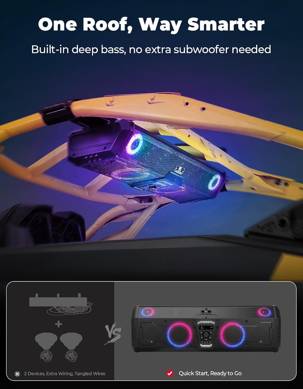 KEMIMOTO UTV 800w Altoparlante - Bluetooth Speaker Waterproof recensione e prezzo
